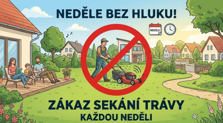 Zákaz sekání trávy v neděli podle českých pravidel